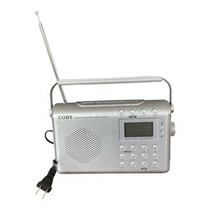 Coby Portable AM/FM Radio with Digital Tuner & Handle